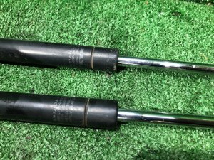 Trunk lid struts SUBARU FORESTER OEM 60315FC200, 60315FC210 SF5 1998 silver 792