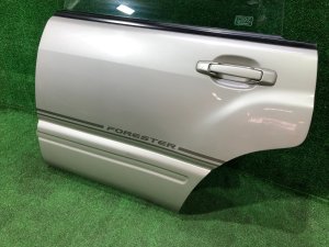 Left rear door SUBARU FORESTER OEM 61401FC013 SF5 1998 silver 792