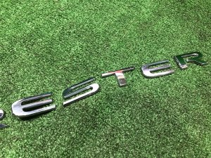 Emblem SUBARU FORESTER OEM 93080FC020 SF5 1998 silver 792