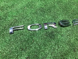 Emblem SUBARU FORESTER OEM 93080FC020 SF5 1998 silver 792