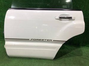 Дверь задняя левая SUBARU FORESTER OEM 61401FC013 SF9, SF5 1998 White 51E