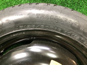 Запасное колесо T135/80D16 SUBARU FORESTER OEM 28111AA670, 28121PA042 SF9, SF5 1998