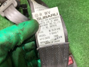 Ремни безопасности задние SUBARU FORESTER OEM 64651FC020NF,64669FA620NF, 64651FC030NF SF9, SF5 1998 White 51E