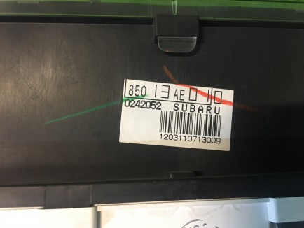 Instrument cluster SUBARU LEGACY OEM 85075AE000 85040AE150 85020AE140 85083AE260 85070AE500 BH5 2001 EJ202
