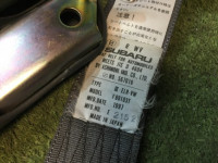 Seat belts SUBARU LEGACY OEM 64619AC322MU 64619AC332MU BG5 1998 Silver 406