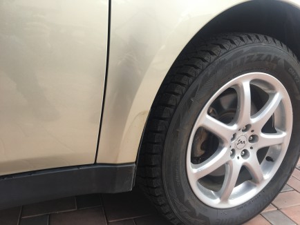 右前翼子板 SUBARU OUTBACK OEM 57120AJ0409P BRF 2009 gold D6H