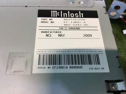 主机 McIntosh SUBARU OUTBACK OEM 86271AJ100 86221AJ000 86301AJ200 86301AJ130 86301AJ120 86301AJ120 BRF 2009