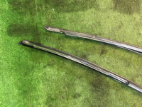 Window deflectors SUBARU LEGACY B4 OEM 63531AE000 63531AE010 BE9 2001 Silver 01G
