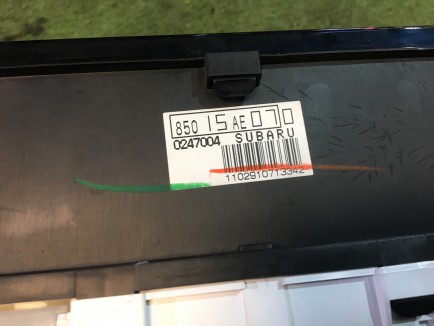 仪表盘 SUBARU LEGACY B4 OEM 85075AE020 85040AE230 85020AE210 85083AE380 BE9 2001 EJ254