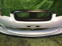 Front bumper SUBARU LEGACY OEM 57703AG230WZ 57704AG140 J1017AG060 BP5 2005 White pearl 36J