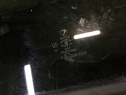 Cristal trasero derecho SUBARU LEGACY OEM 65210AE040NB BH5 2000