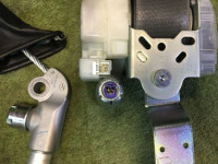Cintos de segurança dianteiros SUBARU LEGACY OEM 64620AG060JC, 64620AG070JC BP5 2006 white pearl 37J