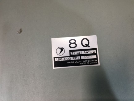 Centralita del motor SUBARU GRAND WAGON OEM 22644AA370 BG9 1996 EJ25DD