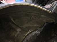 Крыло заднее правое SUBARU LEGACY OEM 51410AC471 BG5 1997 silver 406