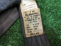 Cintos de segurança traseiros SUBARU LEGACY OEM 64669AC310MU, 64669AC300MU BG5 BG9 1997 silver 406
