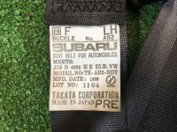 Seat belts передние SUBARU LEGACY B4 OEM 64620AE000OB, 64620AE010OB BE5 BH5 1999 black 88H