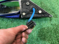 Зеркало левое SUBARU LEGACY OEM 91031AE032PE BE5 BH5 2001 blue 14L,11K