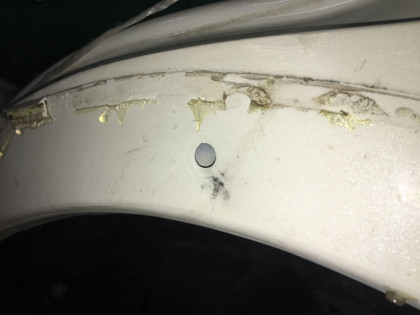 Крыло заднее левое SUBARU LANCASTER OEM 51410AE170 BHE BH9 2000 white 07C