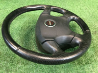 Volante MOMO с подушкой SUBARU FORESTER OEM 34311AE080, 98211SA000 SG5 SG9 2003 black 18L