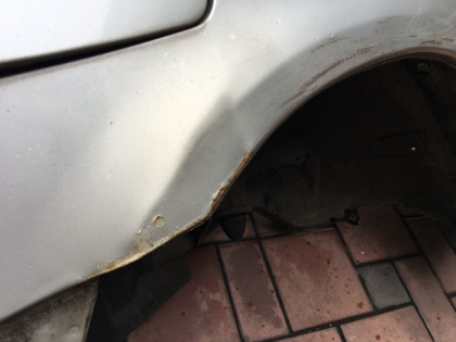 Крыло заднее правое дефект SUBARU LEGACY OEM 51410AE001 BE5 2000 Silver 792