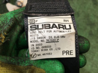 Ремни безопасности SUBARU LEGACY OEM 64620AG000JC, 64620AG010JC BL5 BL9 BLE 2003 black 32J