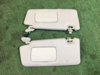 Козырьки солнцезащитные SUBARU OUTBACK OEM 92011AG110OR, 92011AG120OR BP5 BL5 BLE BPE BPH BL9 BP9 2007 silver 39D