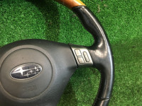 ステアリングホイール momo мультируль дерево SUBARU OUTBACK OEM 34311AG210JC BPE BP9 BP5 2005 gold 3M4
