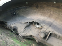 Крыло заднее левое SUBARU LANCASTER OEM 51410AE170 BHE BH9 1998 beige 8L5