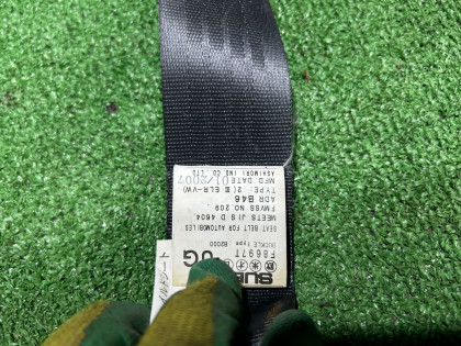 Ремни безопасности задние