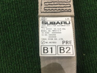 シートベルト SUBARU OUTBACK OEM 64620AG020WA 64620AG030WA BP9 2005 gold 39J