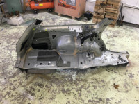 Left rear fender SUBARU OUTBACK OEM 51490AG0309P BP9 2005 gold 39J