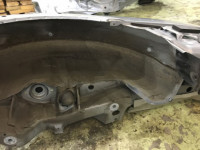 Крыло заднее левое SUBARU LANCASTER OEM 51410AE170 51472AE230 BH9 2001 Silver 1U2