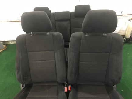 Seat set SUBARU LANCASTER OEM 64010AE800ML 64010AE810ML 64221AE250ML 64231AE400ML BH9 2001 Silver 1U2