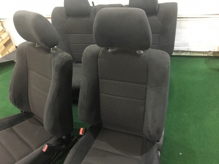 Seat set SUBARU LANCASTER OEM 64010AE800ML 64010AE810ML 64221AE250ML 64231AE400ML BH9 2001 Silver 1U2