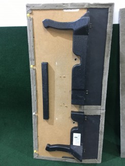 แผงบุห้องเก็บของท้าย SUBARU LANCASTER OEM 94015AE020GF 94015AE030GF 94047AE020AD 94047AE030AD 95066AE020GG BHE 2000 white / grey 0U4