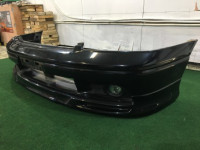 フロントバンパー SUBARU LEGACY B4 OEM 57703AE010VF XX57703AE010 57704AE151 57704AE150 BE5 2001 Black 47A