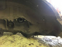 右リアフェンダー SUBARU LEGACY B4 OEM 51410AE001 BE5 2001 Black 47A