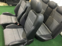 シートセット SUBARU LEGACY B4 OEM 64010AE361ML 64010AE370ML 64230AE040ML 64230AE070ML BE5 2001 Black 47A