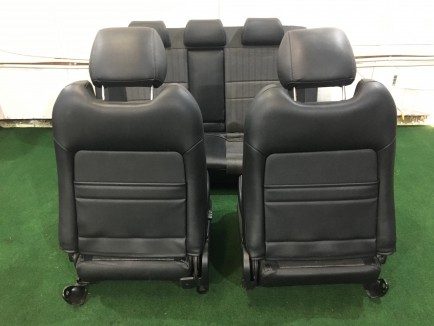 シートセット SUBARU LEGACY B4 OEM 64010AE361ML 64010AE370ML 64230AE040ML 64230AE070ML BE5 2001 Black 47A
