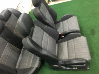 シートセット SUBARU LEGACY B4 OEM 64010AE361ML 64010AE370ML 64230AE040ML 64230AE070ML BE5 2001 Black 47A