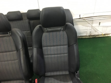 シートセット SUBARU LEGACY B4 OEM 64010AE361ML 64010AE370ML 64230AE040ML 64230AE070ML BE5 2001 Black 47A