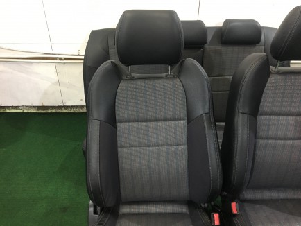 シートセット SUBARU LEGACY B4 OEM 64010AE361ML 64010AE370ML 64230AE040ML 64230AE070ML BE5 2001 Black 47A
