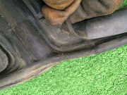 Right door seal SUBARU LEGACY OEM 62710AC000 BD5 1998 grey 55D