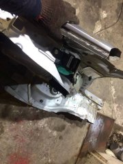 Крыло заднее левое SUBARU LEGACY B4 OEM 51410AE012, 51410AE011 BE5 2001 серый 01G