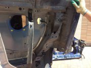 Guarda-lamas traseiro direito SUBARU LEGACY B4 OEM 51410AE001, 51410AE012, 51410AE011, 51410AE000 BE9 2001 blue 11K / 14L