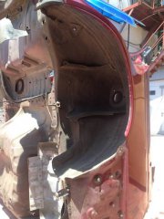 Крыло заднее левое SUBARU LEGACY OEM 51410AC891, 51410AC471, 51510AC311, 51510AC301, 51510AC300, BG5 1997 red 53D