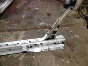 Порог металл правый SUBARU LEGACY OEM 51415AC061, 51415AC060 BG5 1997 белый 51E