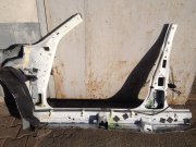 Порог металл правый SUBARU LEGACY OEM 51572AC121, 51530AC020, 51572AC120 BG5 1998 white 51E