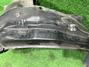 Подкрылок передний левый SUBARU OUTBACK OEM 59120AG030 BPE 2004 SILVER 39D, 3K3