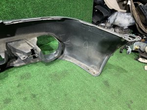 Бампер передний дефекты SUBARU LEGACY LANCASTER OEM 57703AE230MQ BHE BH9 2001 SILVER/GREY 1U2